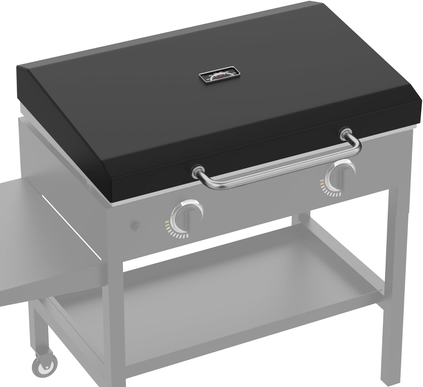 Upgraded Hinged Lid for Blackstone 28 inch Griddle 1517 1605 1853 1924 1885 1803 1839 1856 1983 2094, Hard Cover Hood for Blackstone 28' Griddle, Universal Lid for Most Brand 28-Inch Griddles
