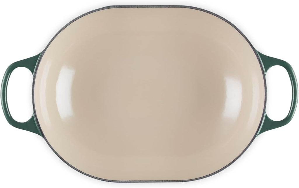 Le Creuset Enameled Cast Iron Signature Oval Casserole with Lid, 3.75 qt., Artichaut