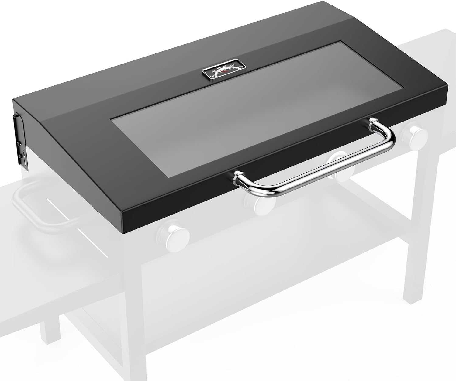 Upgraded Griddle Lid for 36 Inch Blackstone 1825 1984 1554 2151 2122 1841 1565 Gas Griddle, Clear View Hinged Lid Hood Replacement Parts for 36 Inch Blackstone 5004N Griddle Hard Cover Accessories