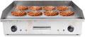 Electric Griddle, 110V 4400W 29' Commercial Countertop Griddle, Flat Top Grill Hot Plate BBQ, Stainless Steel Adjustable Temperature Control 122°F-572°F