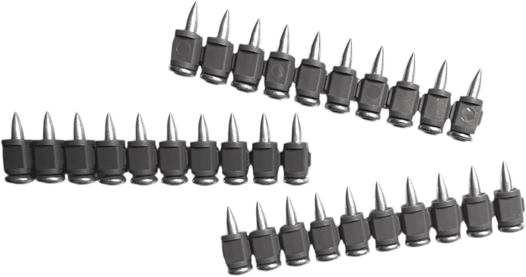 ¾″ Concrete Nails Compatible With Hilti DX460/DX351/DX2/DX5/DX6-MX-500x Count Flat Head Nails with 20µm Galvanized Zinc Coating-Heavy-Duty Construction Fasteners for Commercial & Residential Projects