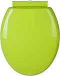Soft Close Toilet Seats Toilet Seats, Round Non-Slip, with Quietly Close and Quick Release Hinges (Grün)