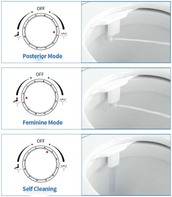 Ultra-lightweight Bidet with Non-electric Mechanical Flushing Bidet Cold Water Smart Buttocks Wash