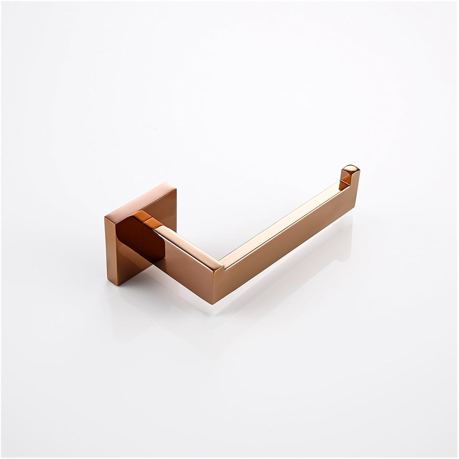 RAHBI Rose Gold Bathroom Accessories Set Wall Mount Shelf Toilet Bath Hardware Paper Holder Towel Bar Rack Rail Rod Robe Hook Hanger Leisurely (Color : 4 Piece Set)