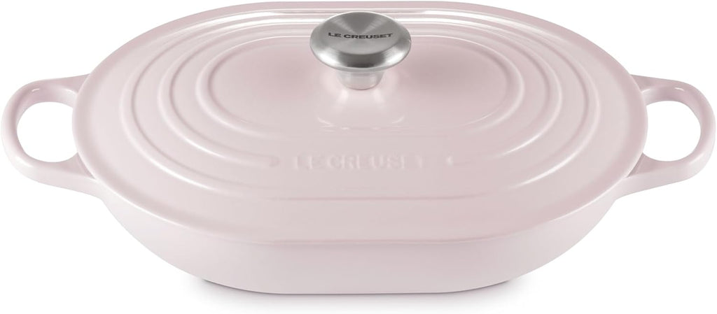 Le Creuset Enameled Cast Iron Signature Oval Casserole, 3.75 qt., Shallot
