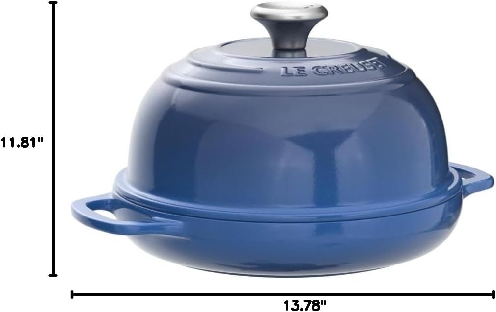 Le Creuset Enameled Cast Iron Signature Round Bread Oven, 9.5 inch, Marseille