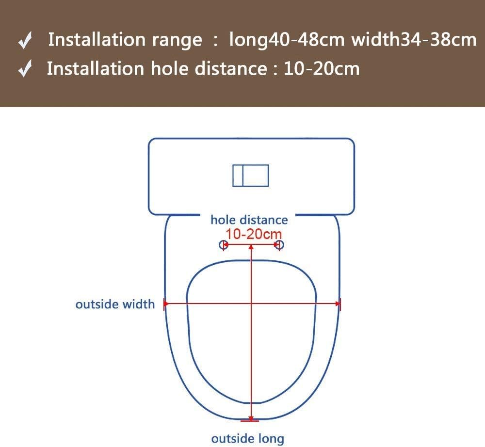 Quick-Release Hinges Round-front Toilet Seat in White