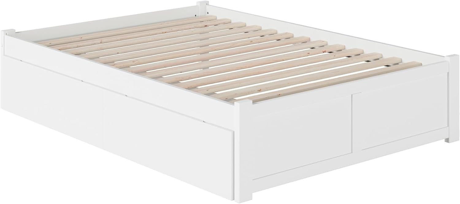 AFI Concord Platform Bed with Footboard & Storage Drawers