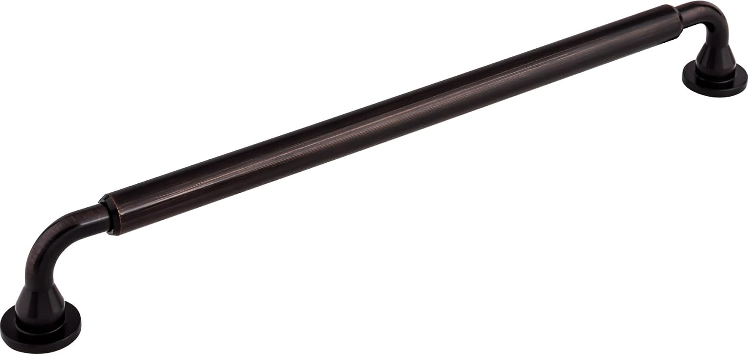 Top Knobs TK828AG TK828 Serene 12 Inch Center to Center Handle Appliance Pull