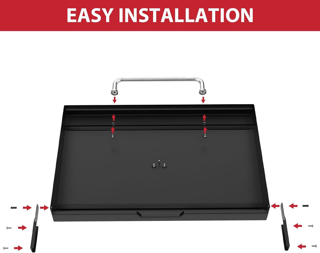 Upgrade Hinged Lid for Blackstone 28 Inch Griddle 1517 1605 1853 1856 1839 2145 Grill, Hard Griddle Cover Replacement for Blackstone 28' Griddle Lid