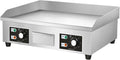 Commercial Electric Griddle 29 in, 220V 4400W Stainless Steel Countertop Griddle Nonstick Flat Top Grill Adjustable Temperature Control 122 ℉-572 ℉ for BBQ Restaurant