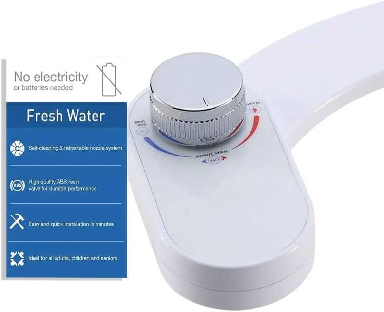 Non-electric Smart Toilet Seat with Feminine Washers Easy To Install Toilet Accessories