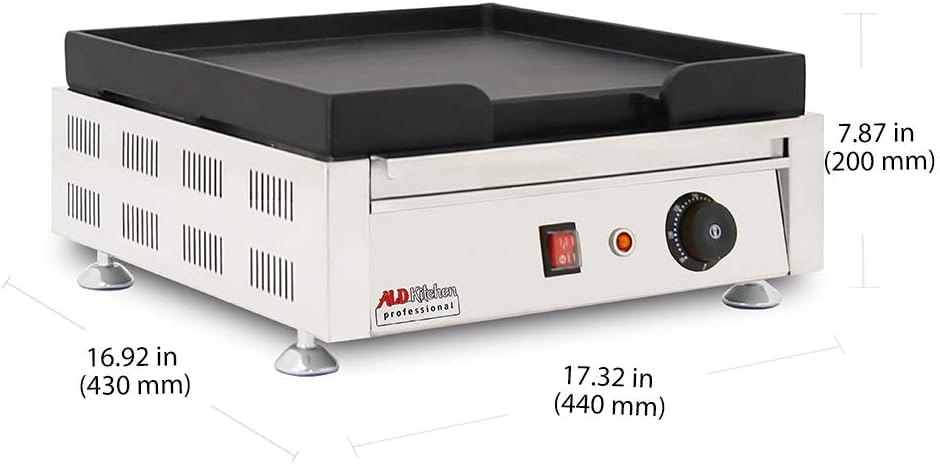 ALDKitchen Flat Top Griddle | Electric Griddle Grill (Tappanyaki Grill)
