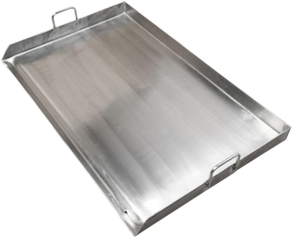 HEAVY DUTY 36' x 20' Stainless Steel Flat Top TRIPLE Griddle Plancha Extra Rib Double Bottom