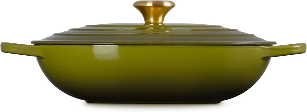 Le Creuset Enameled Cast Iron Signature Oval Casserole, 3.75 qt., Olive