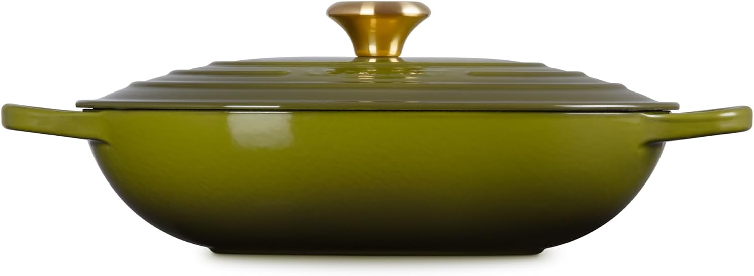 Le Creuset Enameled Cast Iron Signature Oval Casserole, 3.75 qt., Olive