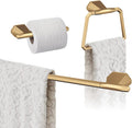 Amerock | Champagne Bronze | St. Vincent |Towel Bar | 24 inch (610 mm) | 3 Piece | Bathroom Accessories Set