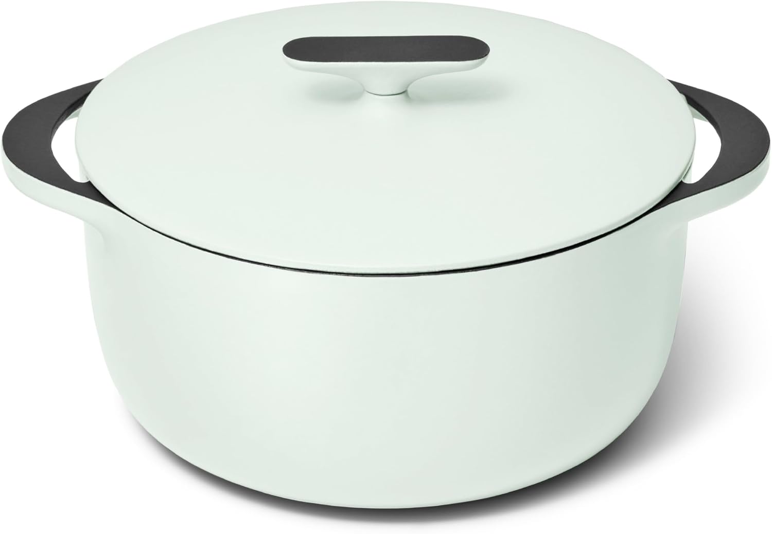 Caraway Enameled Dutch Oven - 6.5 qt Cast Iron Dutch Oven With Lid - 3 Layer Enamel Coating - No Seasoning Required - Compatible With All Stovetops - Oven Safe - No Forever Chemicals - Light Mist