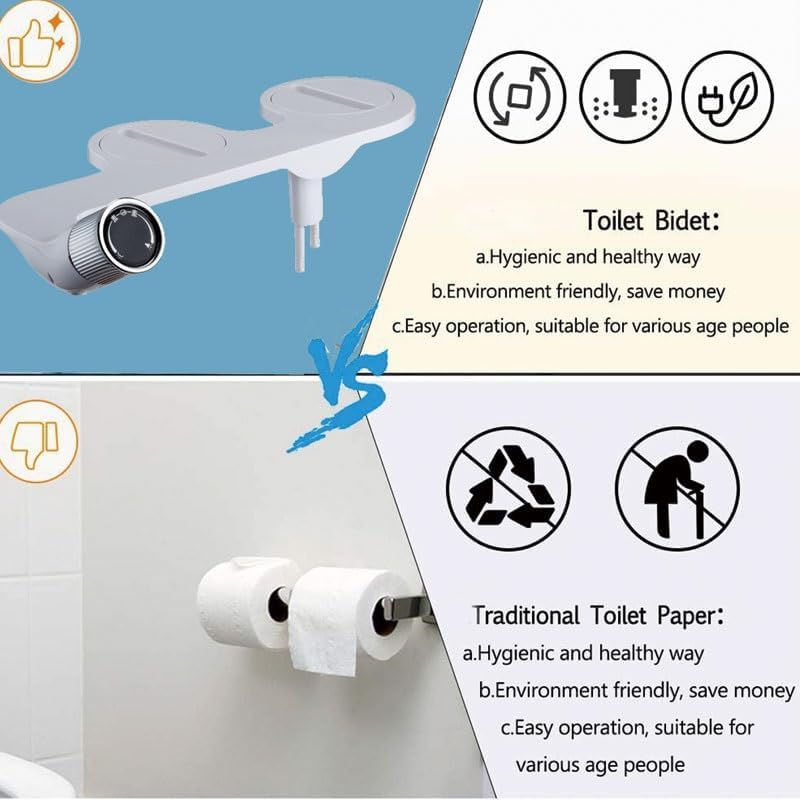 Non-electric Bidet Single-cold Self-cleaning Easy-to-install Butt Wash Toilet Accessories