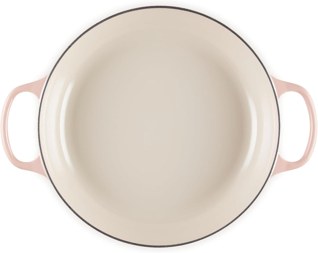 Le Creuset Enameled Cast Iron Signature Round Braiser, 3.5qt. Peche