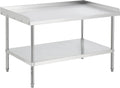 GarveeTech Stainless Steel Grill Stand Table - 48x30x30 Inches, 660 LBS Heavy-Duty Capacity, NSF Certified, with 2' Edge Baffle for Home, Commercial Restaurant Kitchen, Hotel