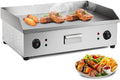 28' Electric Tabletop Flat Top Teppanyaki Grill, 4400W Stainless Steel Countertop Griddle for BBQ Teppanyaki Cooking, Adjustable Temperature from 50°c to 300°c