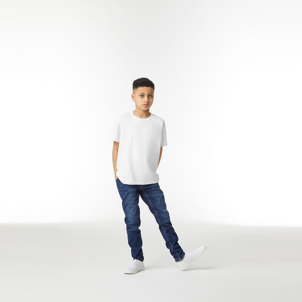 Gildan Unisex-Child Gildan Youth Heavy Cotton T-Shirt, Style G5000b, 2-Pack
