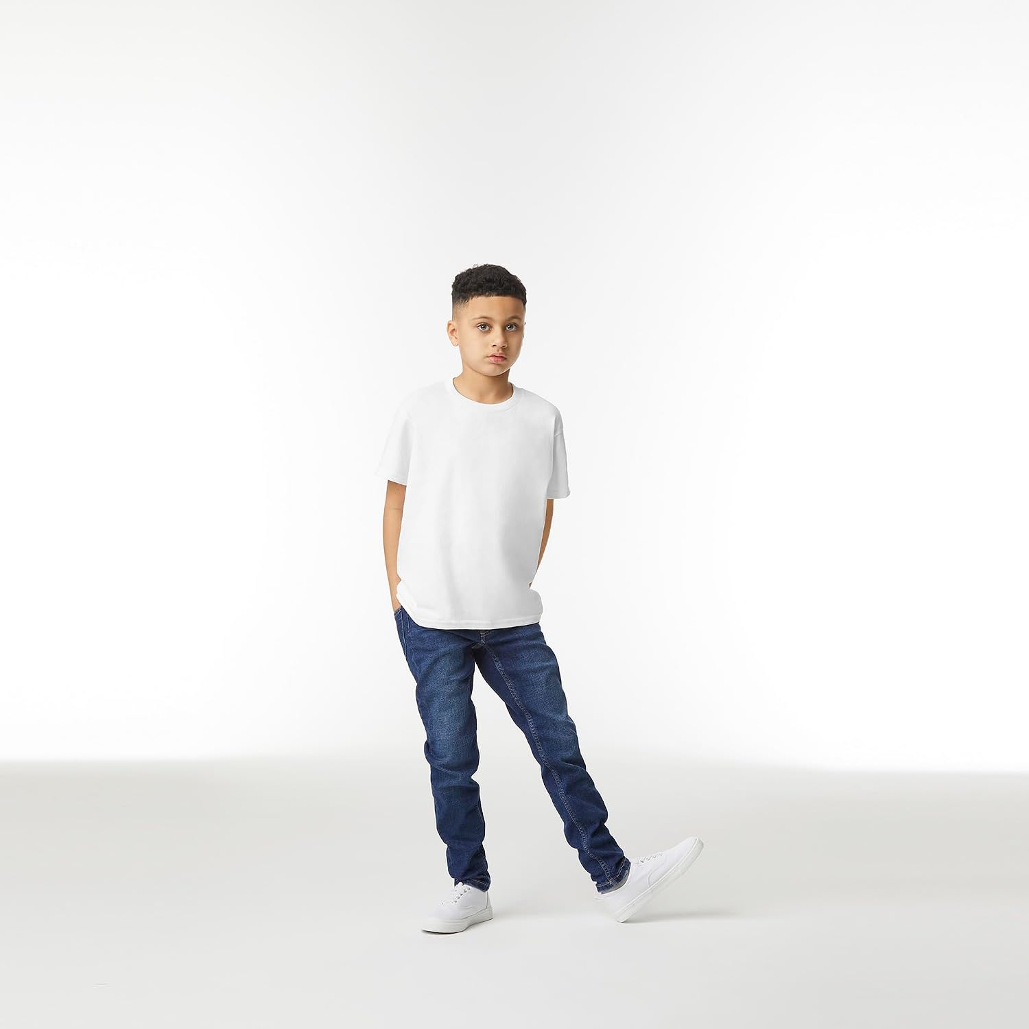 Gildan Unisex-Child Gildan Youth Heavy Cotton T-Shirt, Style G5000b, 2-Pack