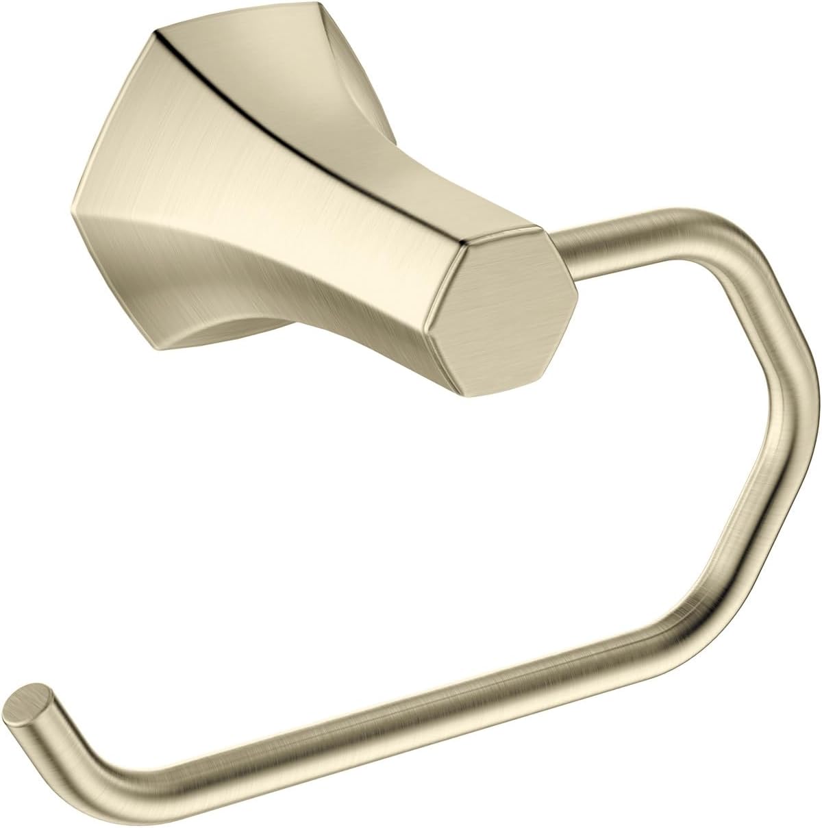 hansgrohe Toilet Paper Holder 55-inch Transitional Stand Accessories in Brushed Nickel, 04837820