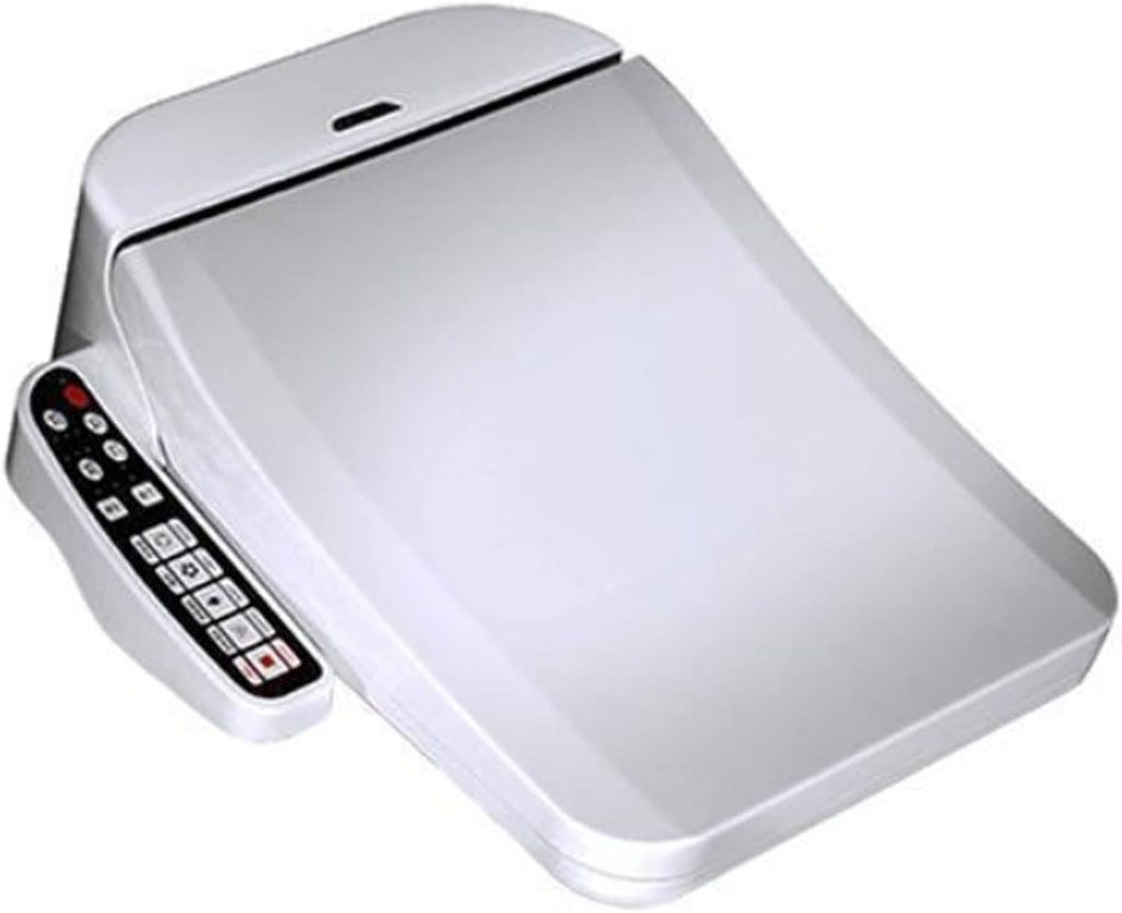 Electronic Bidet Toilet Seat Elongated Smart Heated Toilet Seat, Temperature Controlled Wash, Warm Air Dryer, Smart Touch Panel, Adjustable Warm Water Function, LON007MKJ