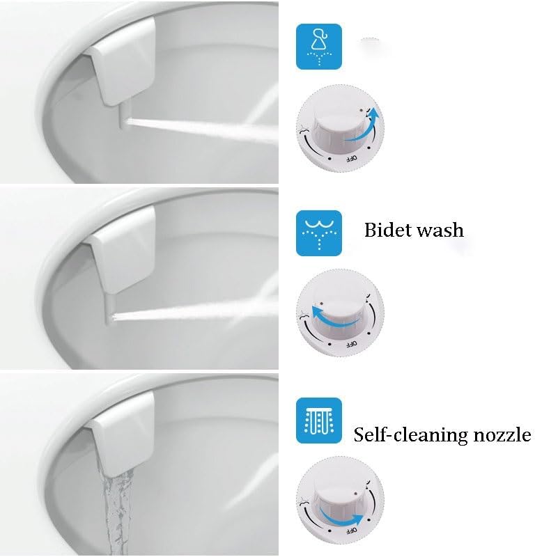 Ultra-lightweight Bidet with Non-electric Mechanical Flushing Bidet Cold Water Smart Buttocks Wash