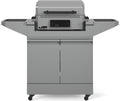 TYTUS Emberwood Outdoor Kitchen Island Grill Cart & Electric Griddle Grill – 318 Sq. In. Cooking Surface, 4.7 Cu. Ft. Storage, Removable Cutting Boards & Quick Assembly – Rolling Kitchen Island