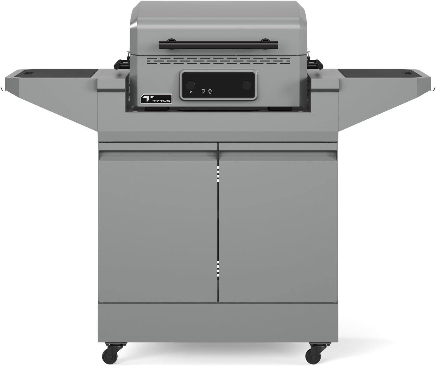 TYTUS Emberwood Outdoor Kitchen Island Grill Cart & Electric Griddle Grill – 318 Sq. In. Cooking Surface, 4.7 Cu. Ft. Storage, Removable Cutting Boards & Quick Assembly – Rolling Kitchen Island