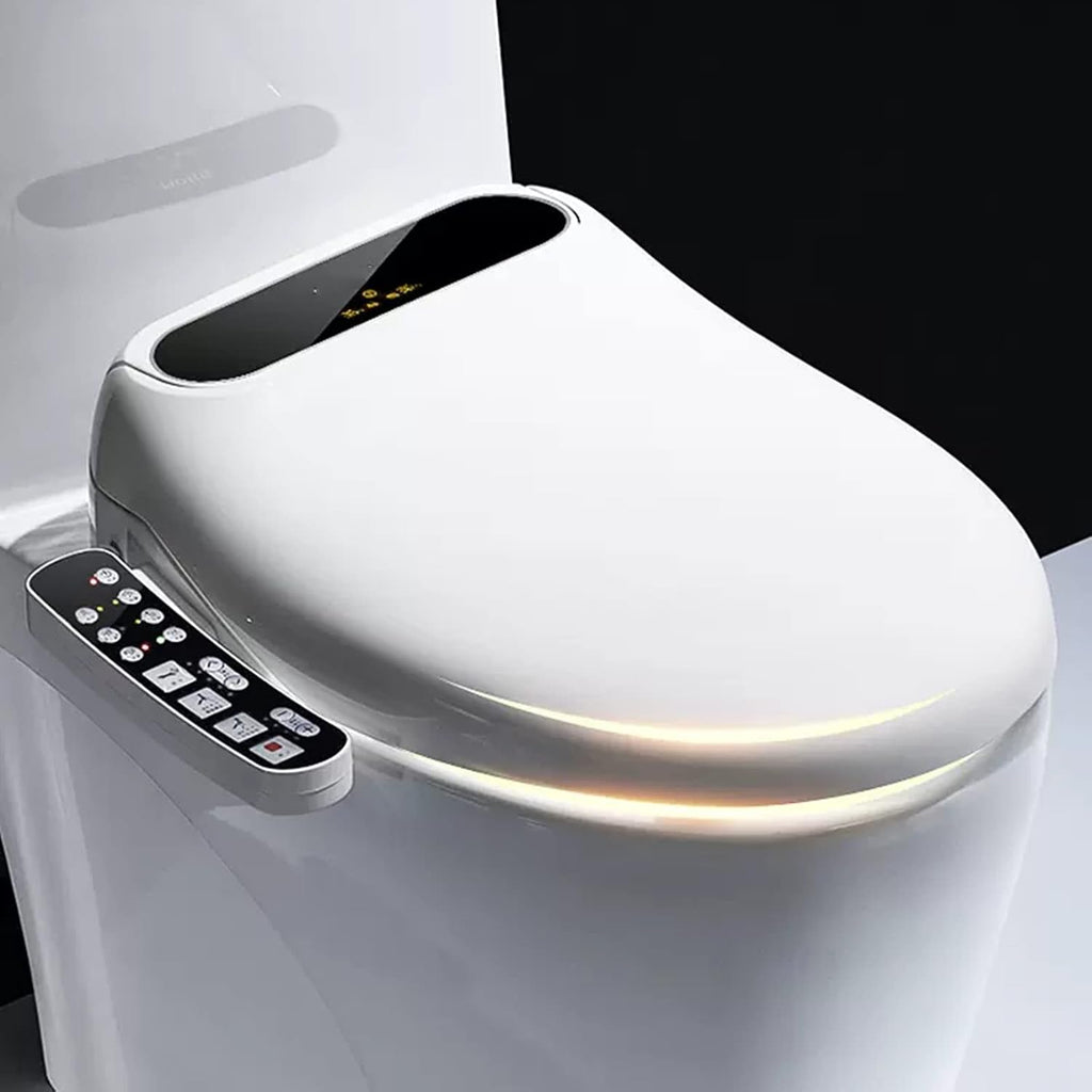 Generic Toilet seat Soft Close Toilet seat Electric Bidet Toilet Seat, Intelligent Toilet Heated Seat, WC Toilet Bidet Cover, Self Cleaning Nozzle, LED Display, WC Toilet Bidet Cover Toilet Seat Lid