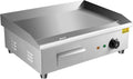 3000W Commercial Griddles, 22' Electric Countertop Griddle, Stainless Steel Flat Top Grill, Hot Plate BBQ 122-572℉ Adjustable Temp Control, for Kitchen, 110V