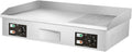 Electric Griddle 29 in Flat Top Grill Commercial Electric Griddles W Drip Hole Stainless Steel Flat Top Grill Hot Plate Adjustable Temperature Control 122-575℉ for Home