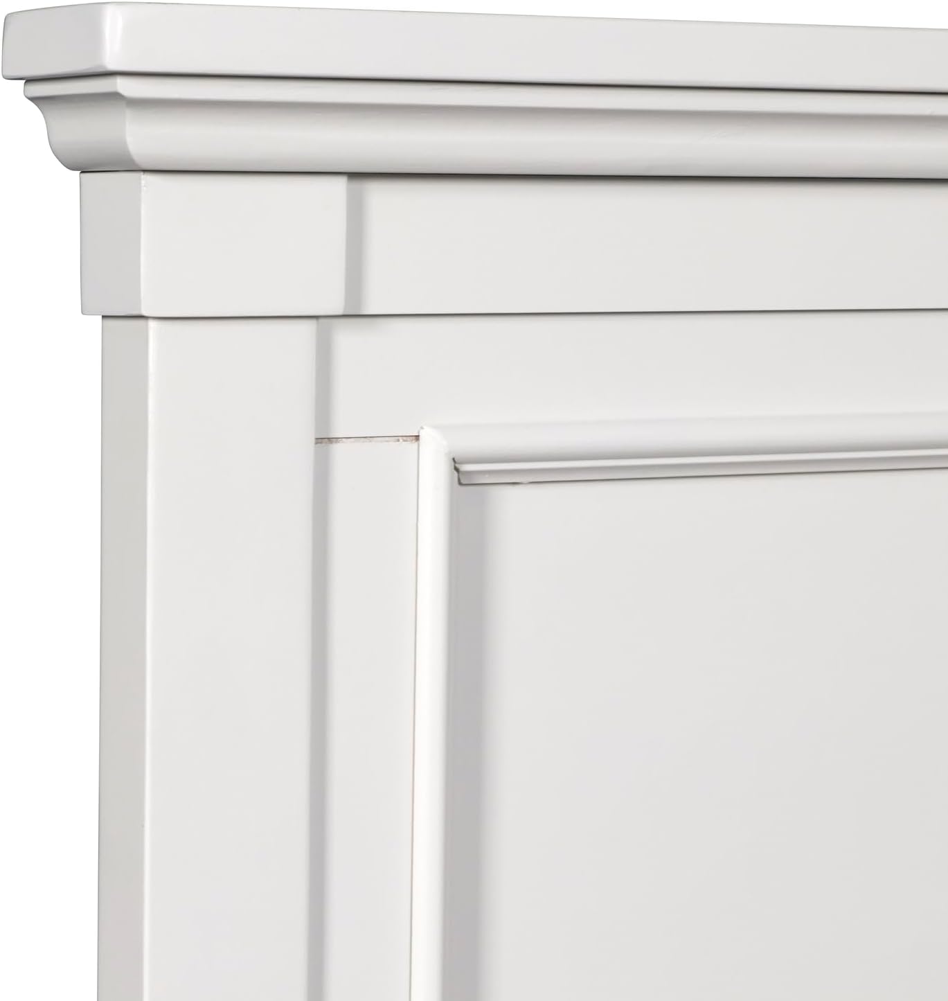New Classic Furniture Tamarack Wood Queen Bed, White