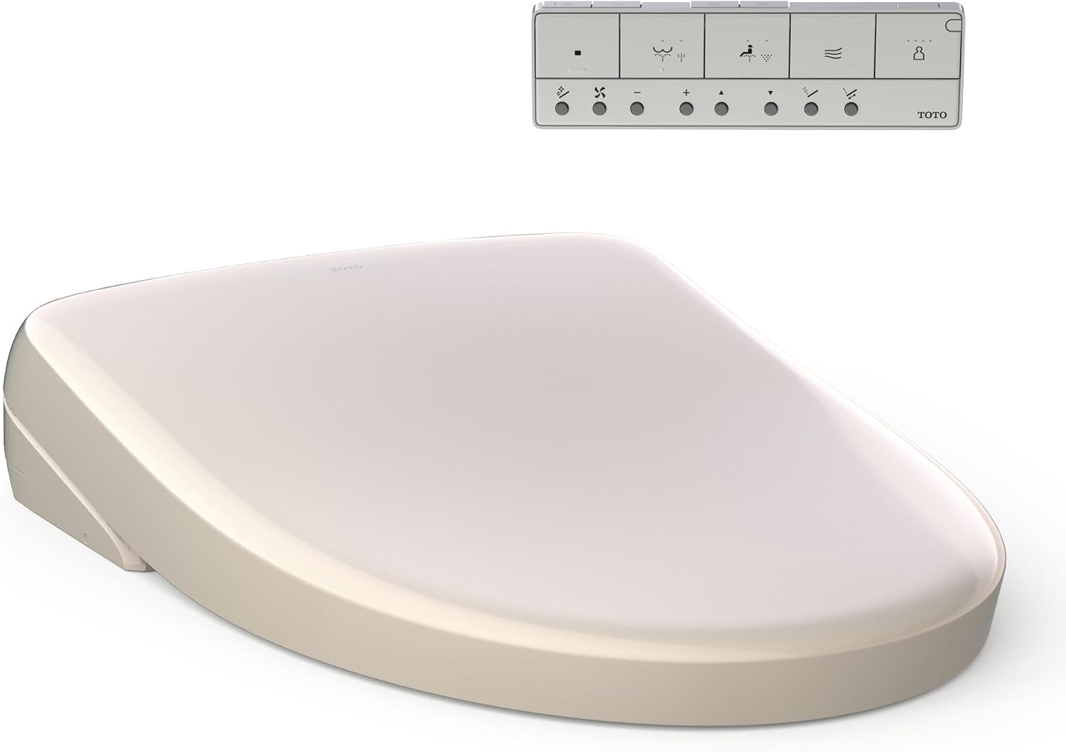 TOTO® WASHLET® S7 Electronic Bidet Toilet Seat with EWATER+® Bowl and Wand Cleaning, Contemporary Lid, Elongated, Sedona Beige - SW4726#12