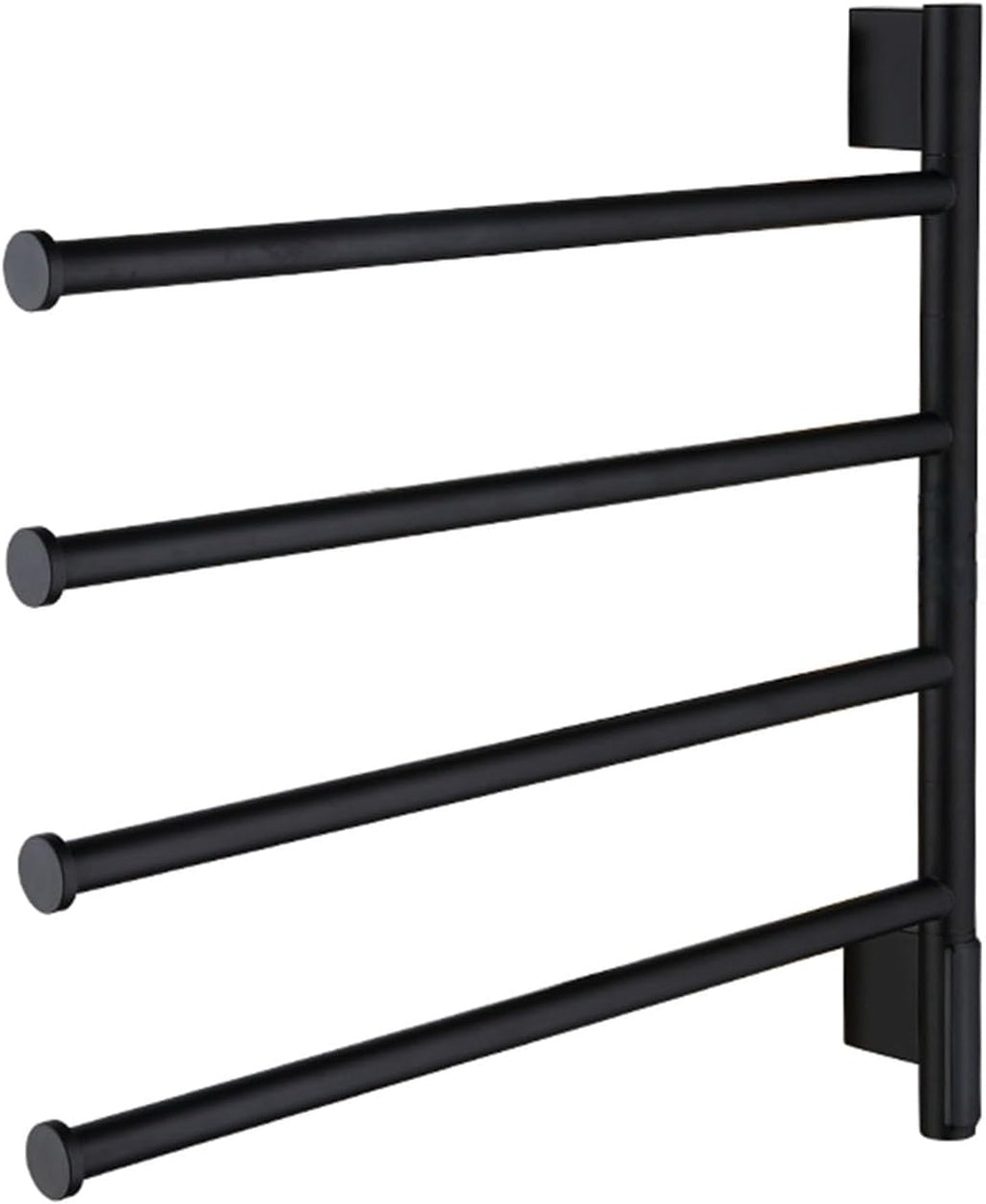 Heated Towel Racks Rotatable, Electric Towel Warmer for Bathroom Wall Mounted with Timer/Temperature Control,Black