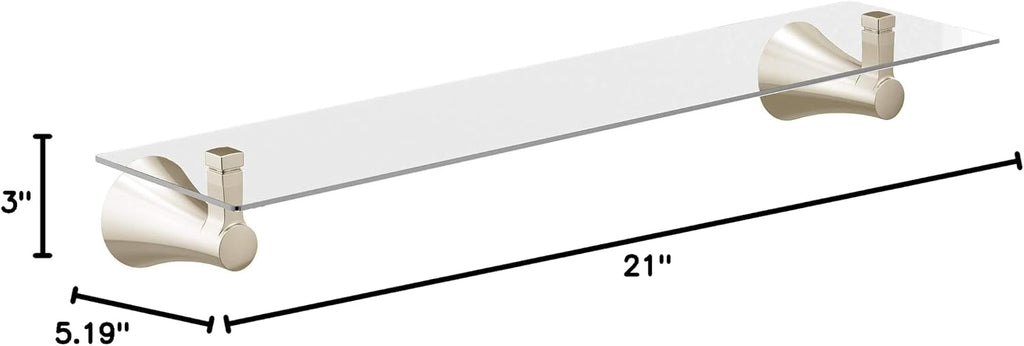 Moen Flara Modern Wall Mounted Bathroom 28' W x 37.75' H, Tilting Mirror, Polished Nickel, YB0392NL
