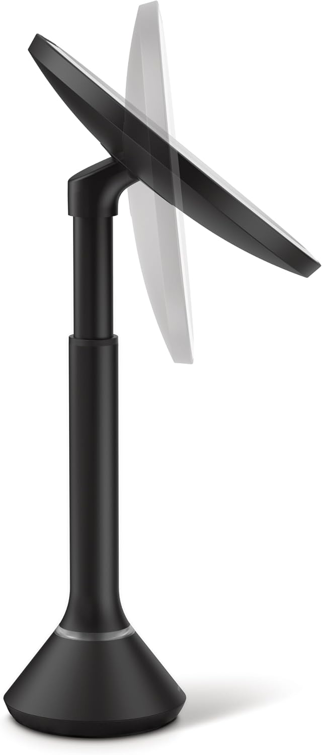 simplehuman 8'' Round Sensor Mirror, Matte Black