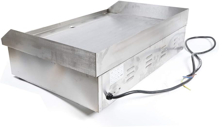 OUKANING 4400W 29' Commercial Electric Griddle 110V Countertop Griddle Flat Top Grill Hot Plate BBQ Adjustable Thermostatic Control Stainless Steel Restaurant Grill