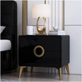 HIHELO Home Bedside Table Bedside Table Modern Minimalist Paint Complete Storage Side Table Bedroom White Bedside Locker Suitable for Family Living Room Bedrooms Nightstand (Color : 1)