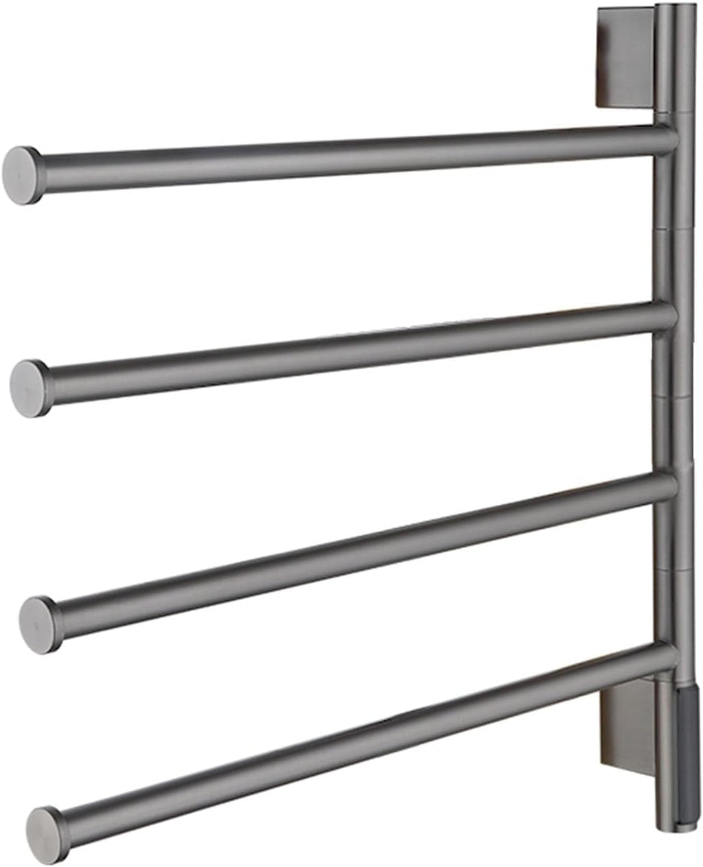 Heated Towel Racks Rotatable, Electric Towel Warmer for Bathroom Wall Mounted with Timer/Temperature Control,Gray
