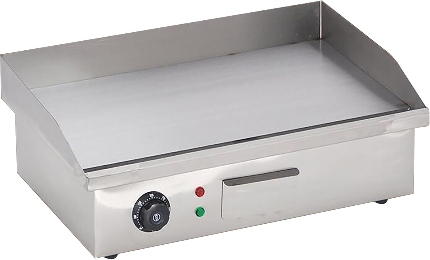 Commercial Griddle 22' Electric Griddle 220V 3000W Non-Stick Countertop Flat Top Griddle Stainless Steel Grill for Restaurant Kitchen