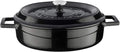 Lava Signature Enameled Cast-Iron Multi-Purpose Braiser Oven - 2-1/2 Quart, Obsidian Black