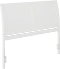 AFI, Portland Queen Sleigh Solid Wood Panel Headboard, White