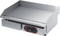 Commercial Electric Griddle Flat Top Stainless Steel Plate Countertop Hotplate Kitchen Grill BBQ Fried Pans Table-top Temp Control with Oil Leaking Hole and Removable Oil Drawer 55 x 45 x 23cm