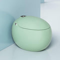 Smart Voice Toilet, One Piece Egg Bidet Toilet Seat, Ceramic Toilet With Heated Built-in Tank Design, Auto Smart Toilet With Warm Water Sprayer & Dryer (Orange 300mm) (Green 400mm)