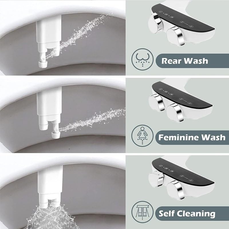 Household Bidet Non-electric Ultra-thin Toilet Seat Butt-cleaning Device